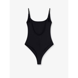 One-piece swimsuit with Logo print
