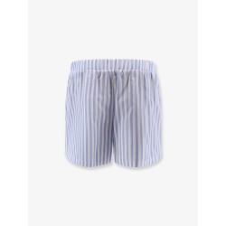 Celana striped cotton shorts