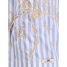Celana striped cotton shorts