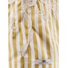 Celana striped cotton shorts