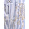 Celana striped cotton pajamas trousers