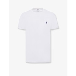 Cotton T-shirt with logo embroidery