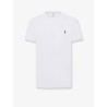 Cotton T-shirt with logo embroidery
