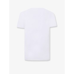 Cotton T-shirt with logo embroidery