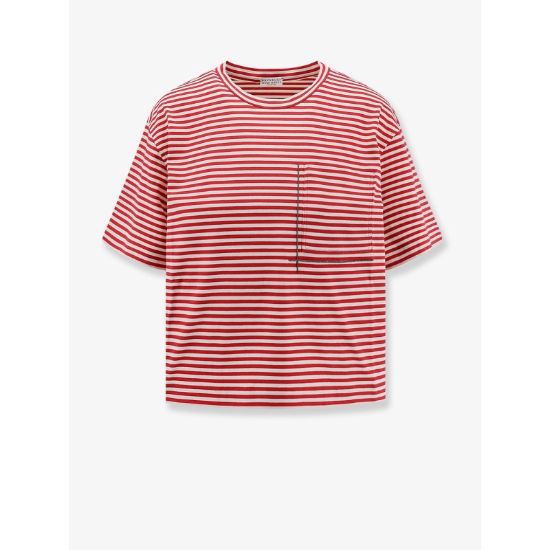 Striped cotton t-shirt