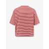 Striped cotton t-shirt
