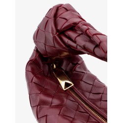 Jodie leather handbag with Intrecciato motif