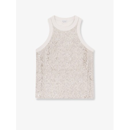Cotton Top with sequins