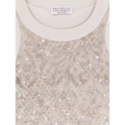 Cotton Top with sequins