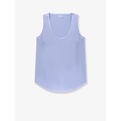 Stretch silk top