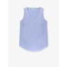 Stretch silk top
