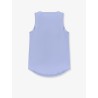 Stretch silk top