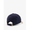 Linen Baseball Hat with suede visor