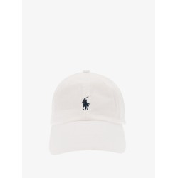 Cotton baseball hat with logo embroidery