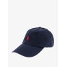 Cotton baseball hat with logo embroidery