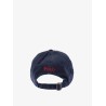 Cotton baseball hat with logo embroidery
