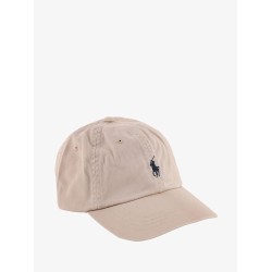 Cotton baseball hat with logo embroidery