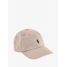 Cotton baseball hat with logo embroidery