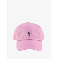 Cotton baseball hat with logo embroidery