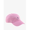 Cotton baseball hat with logo embroidery