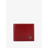 Cross Emblem leather wallet