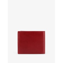 Cross Emblem leather wallet