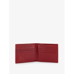 Cross Emblem leather wallet