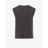 Cachemere vest with destroyed effect
