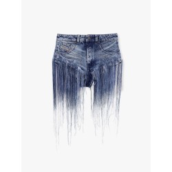 De jizz fsg denim shorts destroyed effect