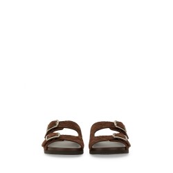 LEATHER SLIDER SANDAL