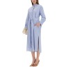 "LIGHT BLUE" MIDI DRESS