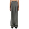 WIDE-LEG PANTS IN WOOL CHINÉ