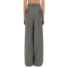 WIDE-LEG PANTS IN WOOL CHINÉ