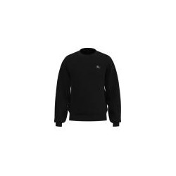 Cotton sweatshirt with logo embroidery