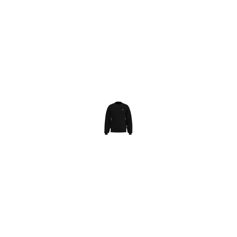 Cotton sweatshirt with logo embroidery