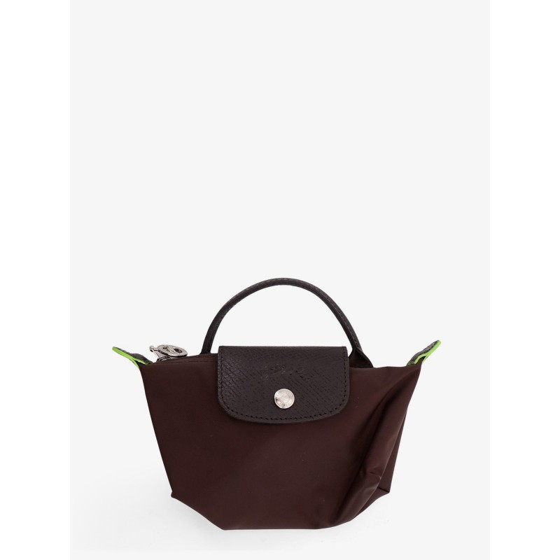 Le Pliage nylon handbag with leather inserts
