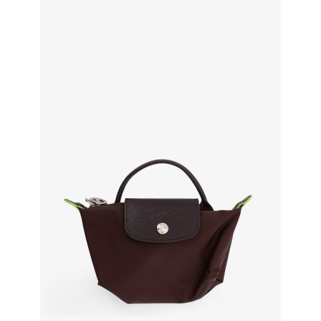 Le Pliage nylon handbag with leather inserts