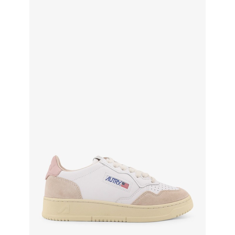 Medalist Low leather low-top sneakers with suede inserts