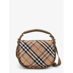 Clip Messenger Burberry Check fabric shoulder bag