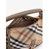 Clip Messenger Burberry Check fabric shoulder bag