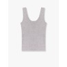 Cashmere and wool tank top with Monili detail