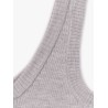 Cashmere and wool tank top with Monili detail