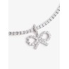 Brass necklace with crystals