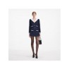 Bouclé miniskirt with shorts
