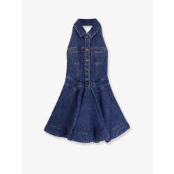 Denim short dress