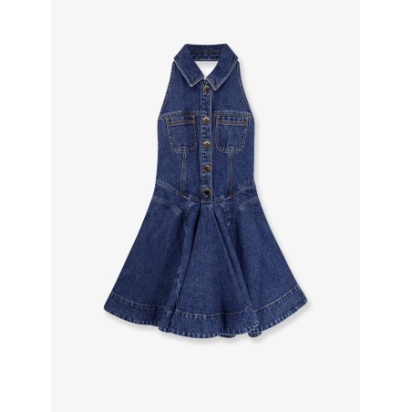 Denim short dress