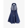 Denim short dress
