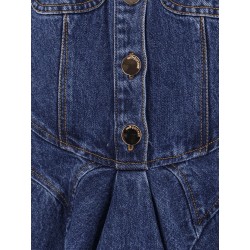 Denim short dress