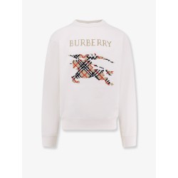 Cotton sweatshirt with logo embroidery