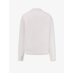 Cotton sweatshirt with logo embroidery
